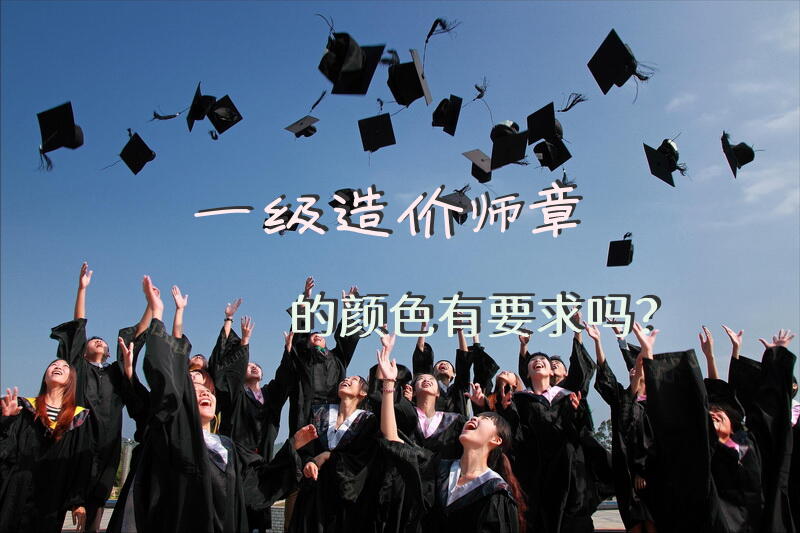 一级造价师章的颜色有要求吗？