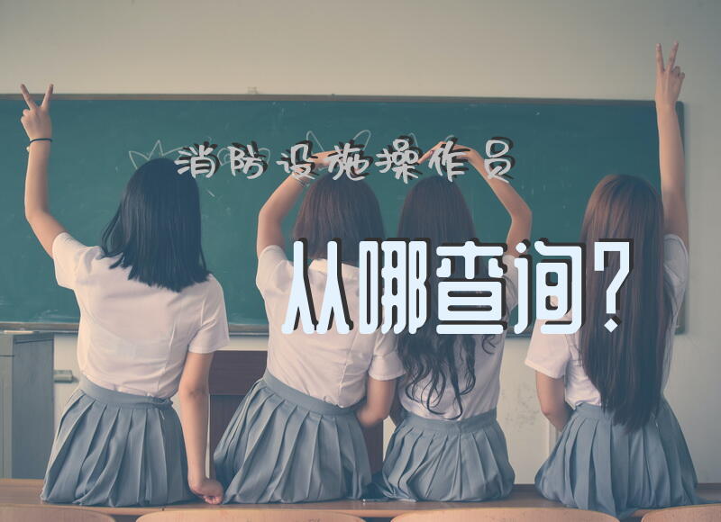 消防设施操作员从哪查询？
