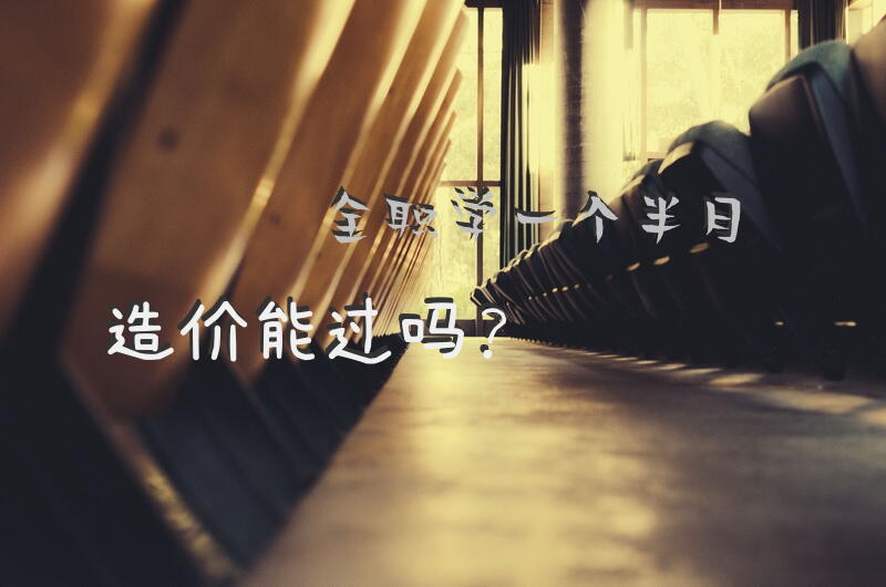 全职学一个半月造价能过吗？