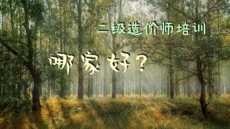 二级造价师培训哪家好？