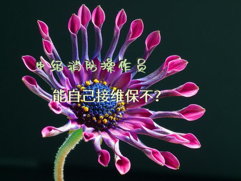 中级消防操作员能自己接维保不？
