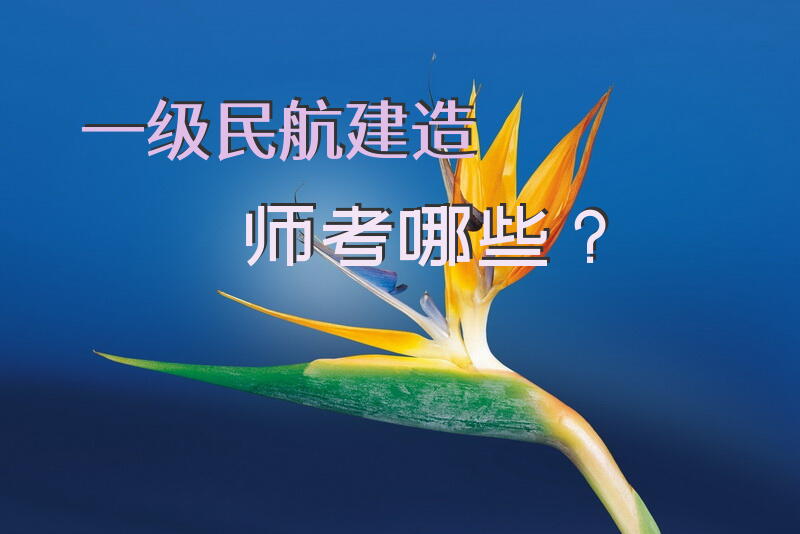 一级民航建造师考哪些？