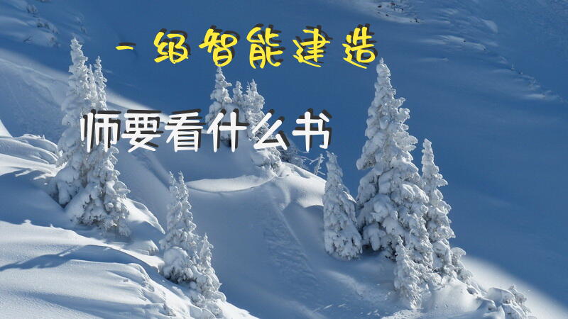 一级智能建造师要看什么书？